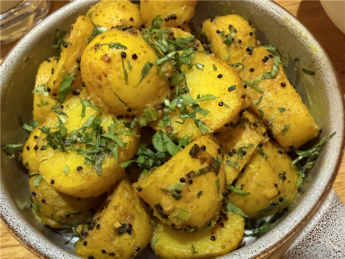 wild mustard potatoes
